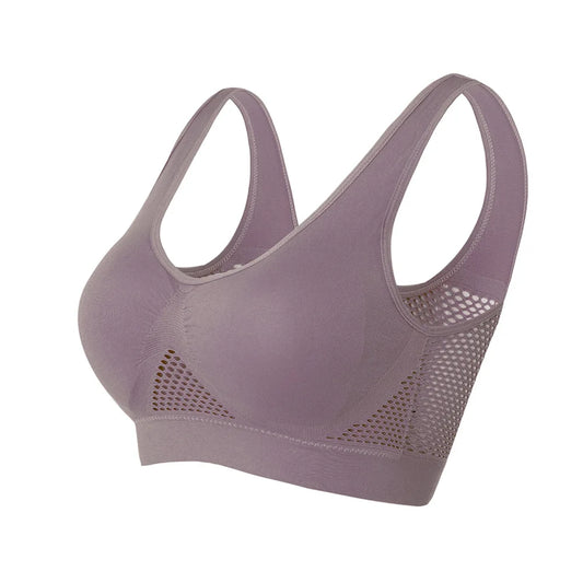 Breathable Push-Up Sports Bra - Stay Cool & Supported